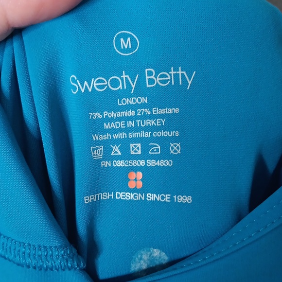 Sweaty Beaty Beautify Jumpsuit In Mosaic Blue Size Medium - Picture 5 of 7